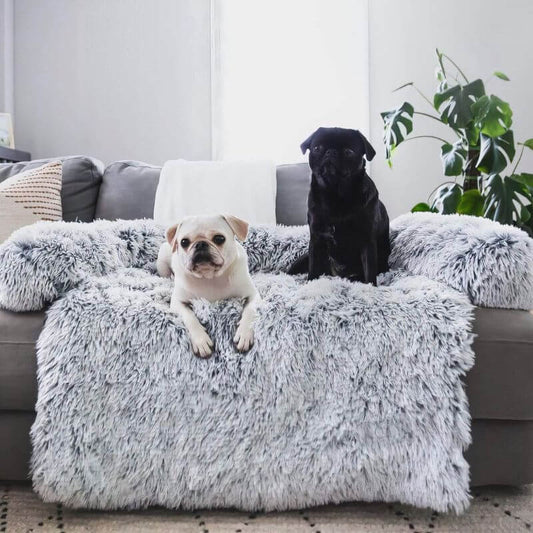MrFluffyFriend - Fluffy Couch Cover for Dogs and Cats