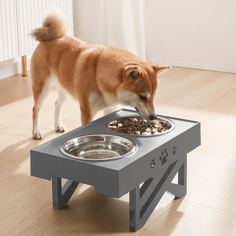 MrFluffyFriend - Adjustable Dog Feeder