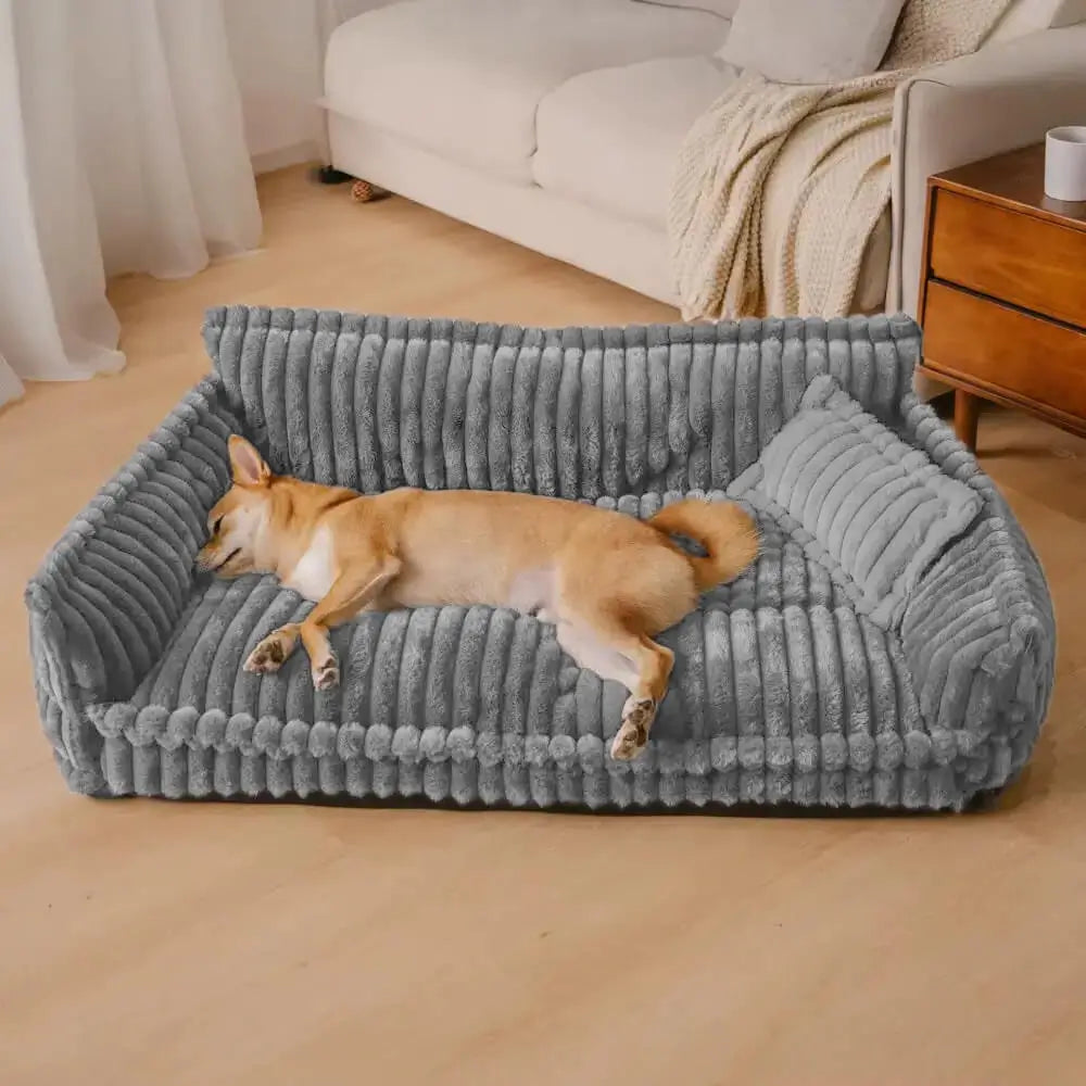 MrFluffyFriend - Dark Grey Dog Sofa