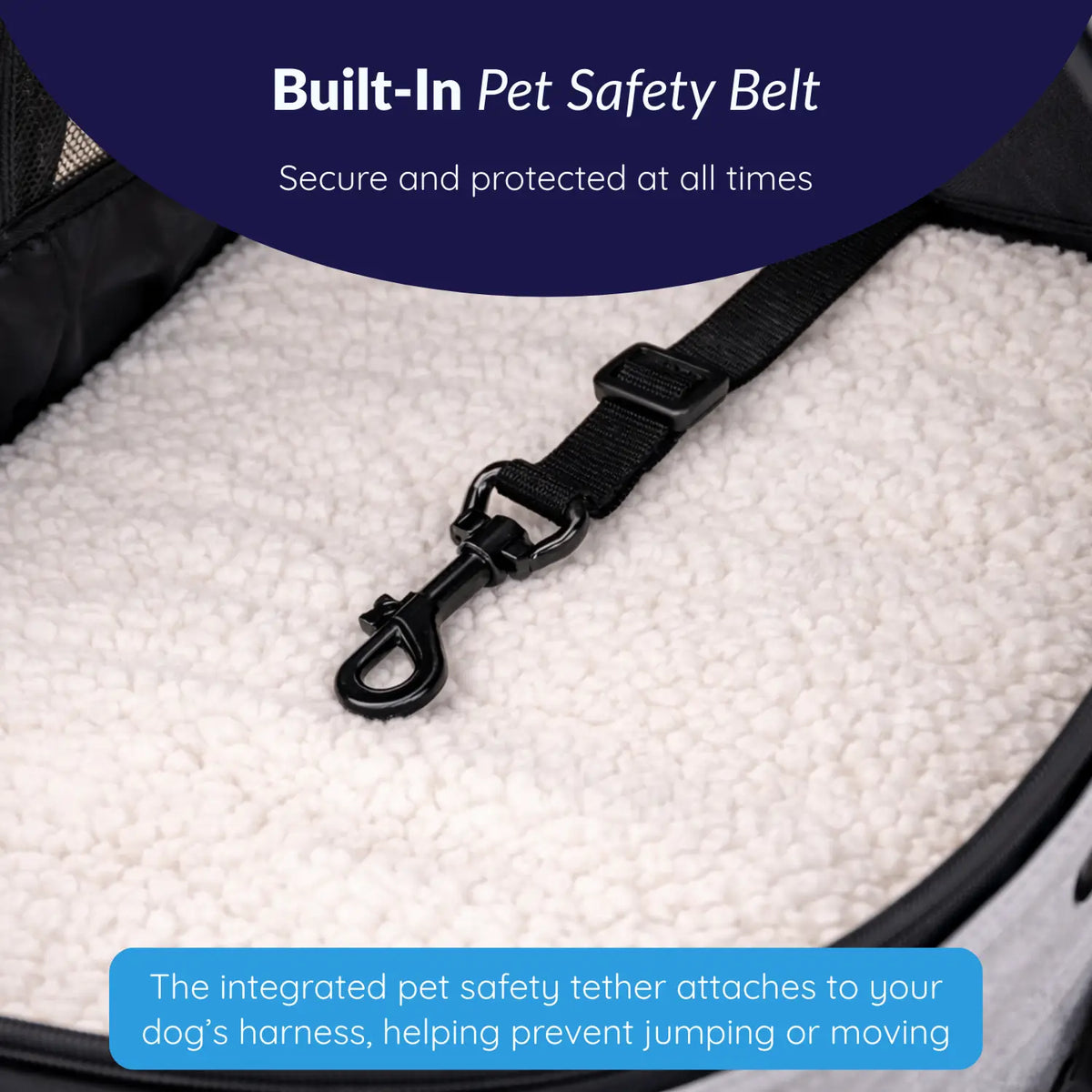MrFluffyFriend™ - Foldable Dog Stroller for Small & Senior Dogs