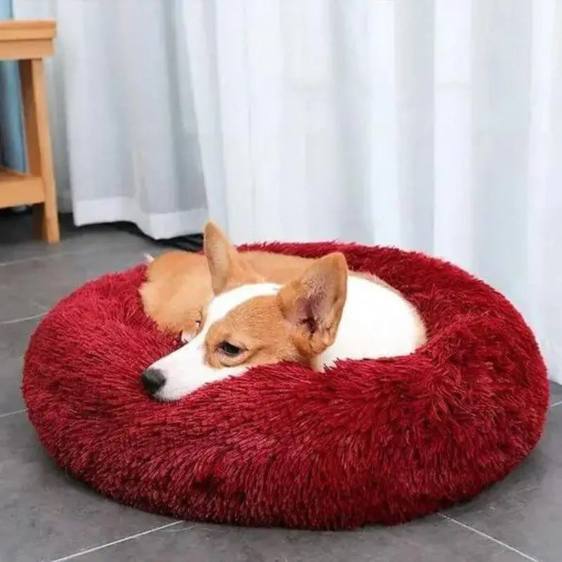 MrFluffyFriend - Red Stress-Free Dog Bed