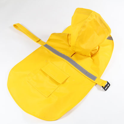 MrFluffyFriend - Yellow Reflective Dog Raincoat